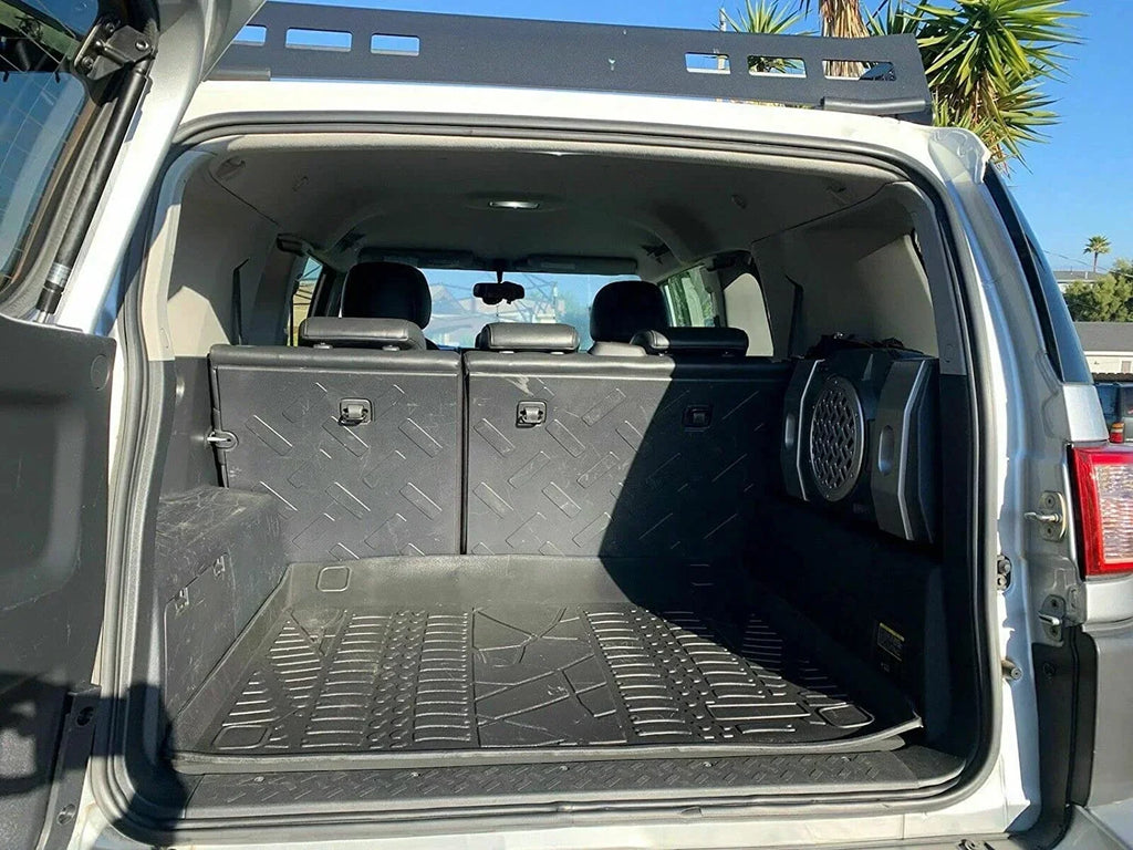 EACCESSORIES Raised for Cars Easy Liner Trunk Trunk Laser FJ 2007-2014 – with Mat Mats Install Cargo EA Car – Trunk Design – Mat Weather-Resistant Pre-Cut Cruiser Lip Non-Slip Rubber – for to –