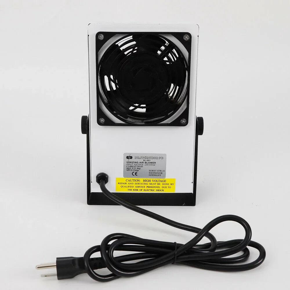 Fan Ion Discharge Eliminator Blower Air Anti-Static Ionizer Static OUKANING 110V Ionizing
