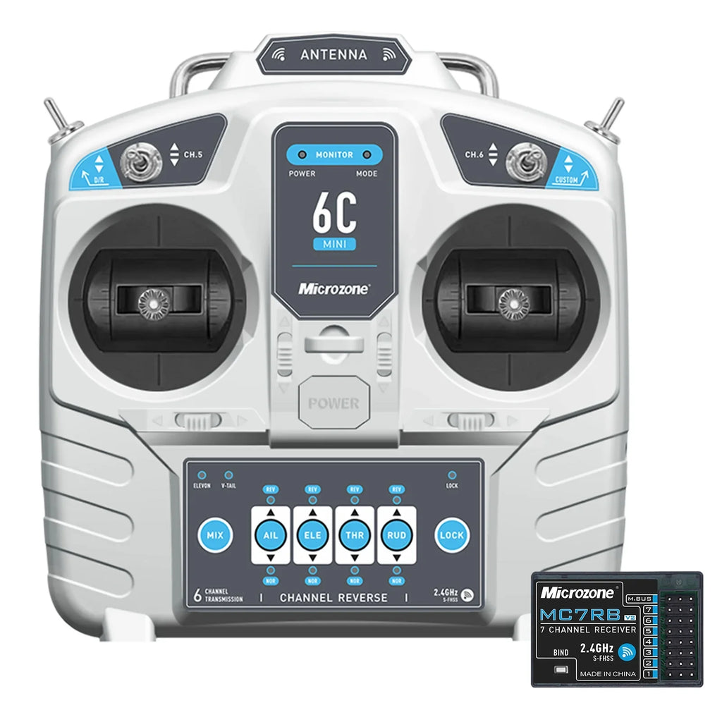 6CH Drone Controller Helicopter Remote RC for Mode Boat Car Airplane Multirotor Microzone 2
