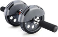 Wheel Fitness Automatic BY Gym Trainer at Core Home Equipmen Beginner Roller Dual for DCJA Exercise Abdominal Or Workouts Rebound