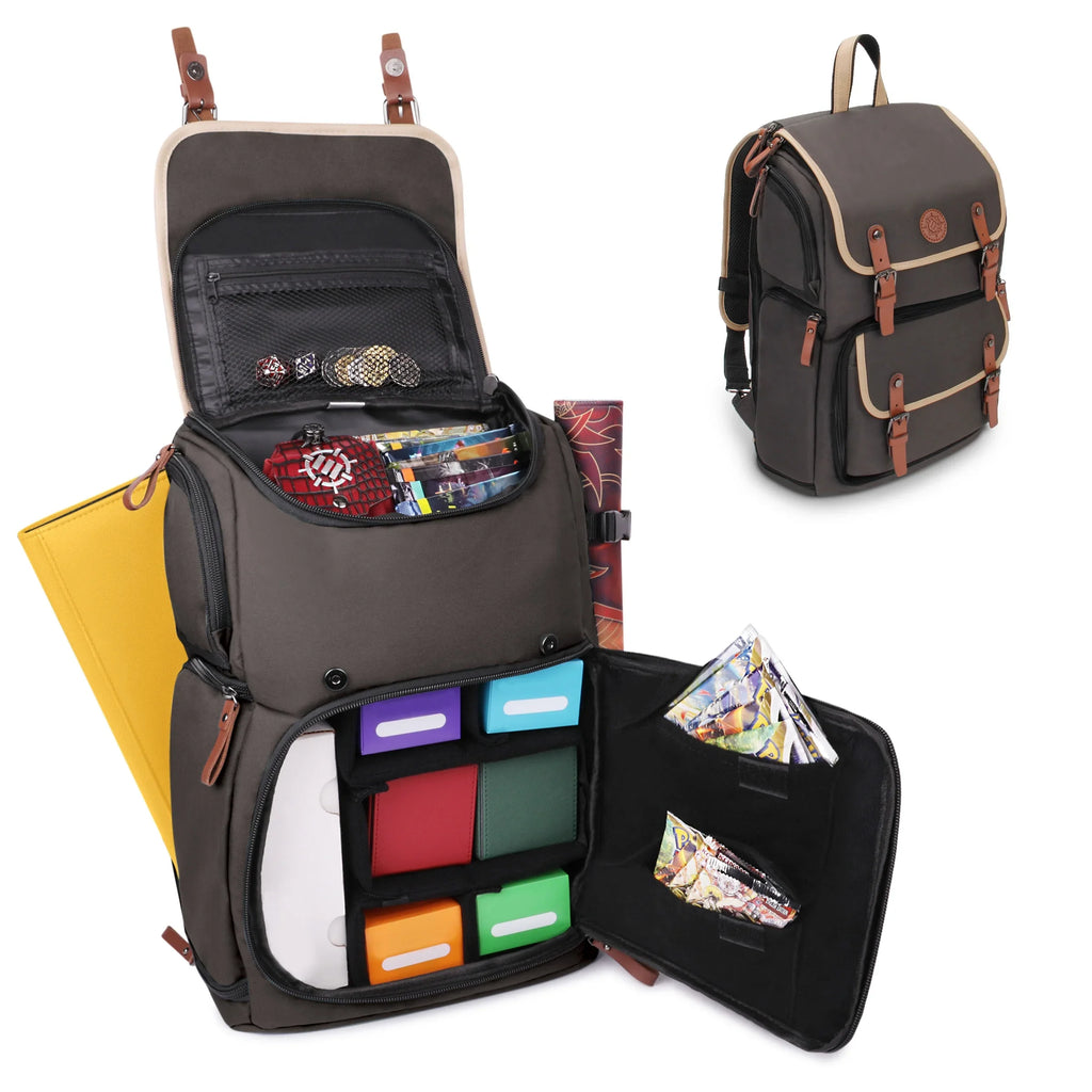 Storage Case Space ENHANCE Trading Playing Full-Size Backpack - Card Card for Box Card Binder