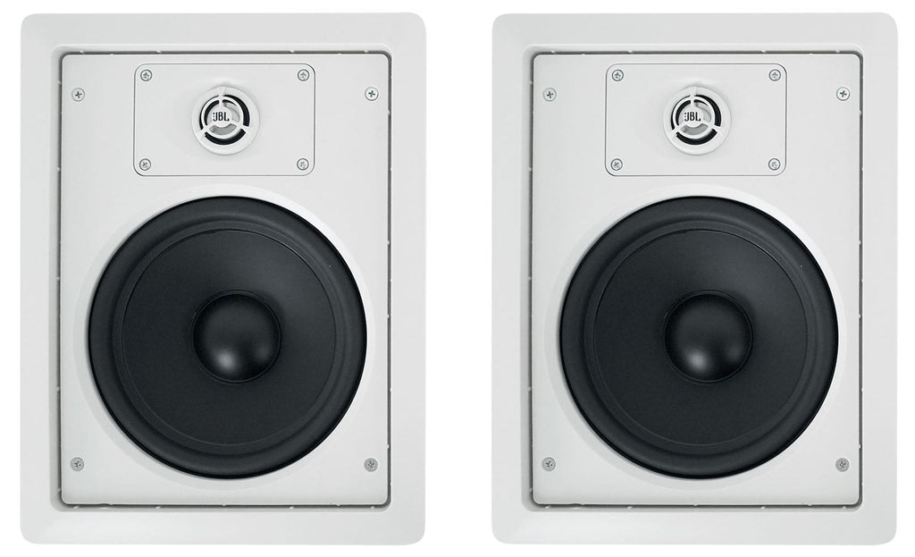 In-Wall JBL 8" 50w For Restaurant Commercial 128 (4) WT Speakers+Amp 70v CONTROL