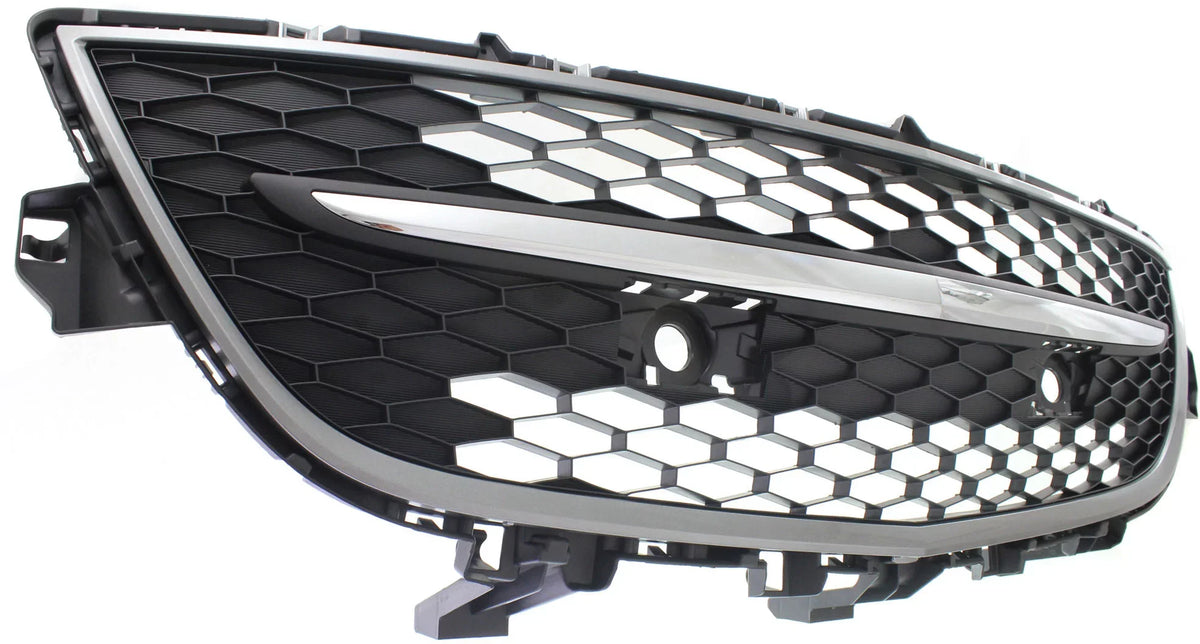 Lower Mazda Bumper Front, Grille Compatible Chrome 2010-2012 CX-9 With