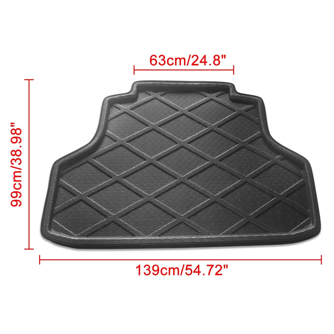 Floor Honda 08-12 Liner Accord for Black Rear Boot Unique 8 Bargains Cargo Trunk Tray Cover Mat
