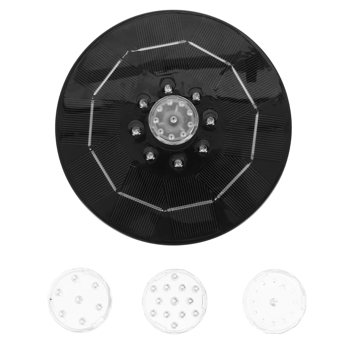 1 Pond Fountain LED Fountain Solar Creative with Fountain Light Guichaokj Outdoor of set
