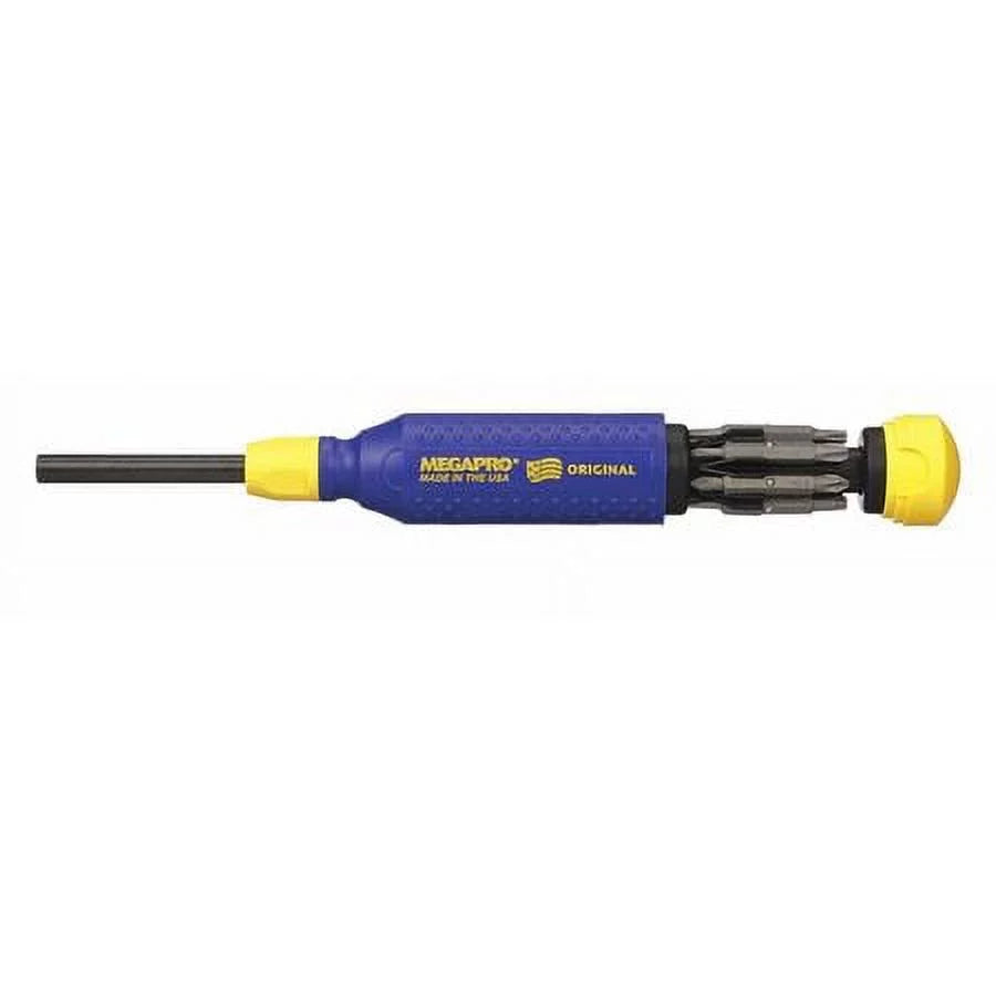 MEGAPRO Screwdriver,15-in-1,8-1/2" Multi-Bit 151NAS-B