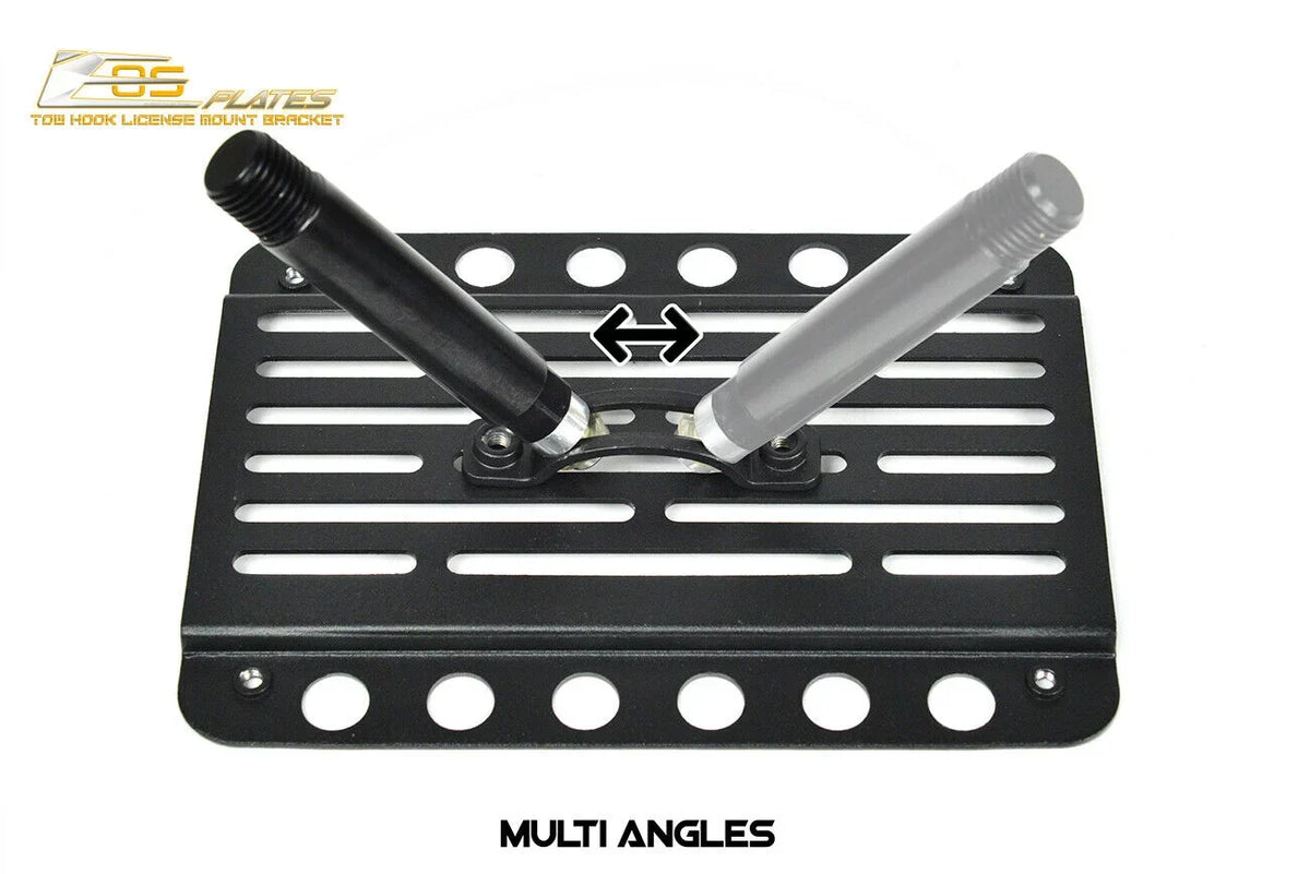 Store Tow Bumper Extreme Mini | Plate Mount Bracket Hook 2 Replacement Online Front EOS Version Relocator Cooper License Tow-119-V2 2014-Present for Plate