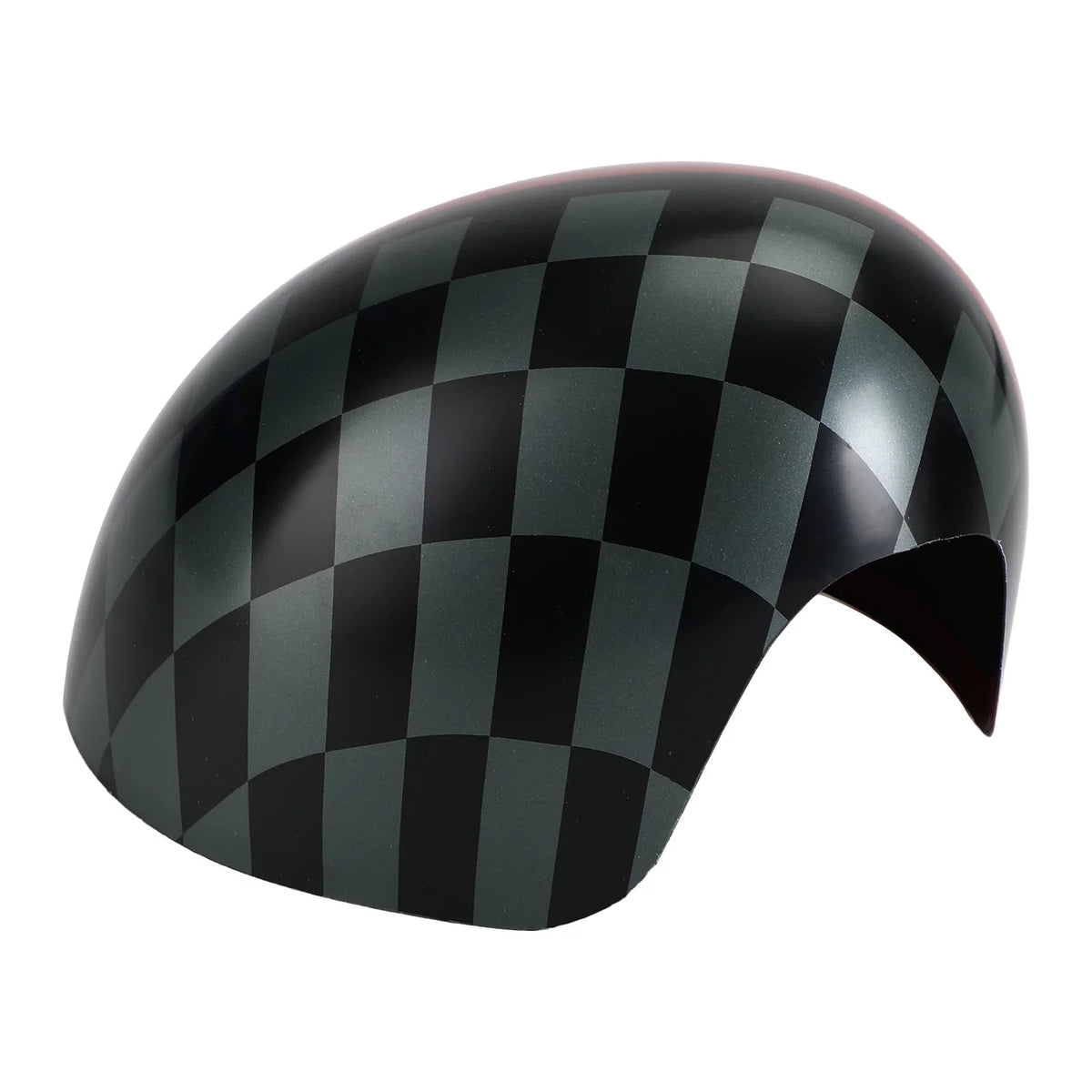 F56 Cooper Black/Grey Red Mirror Cover MINI for Hardtop F55 checkered
