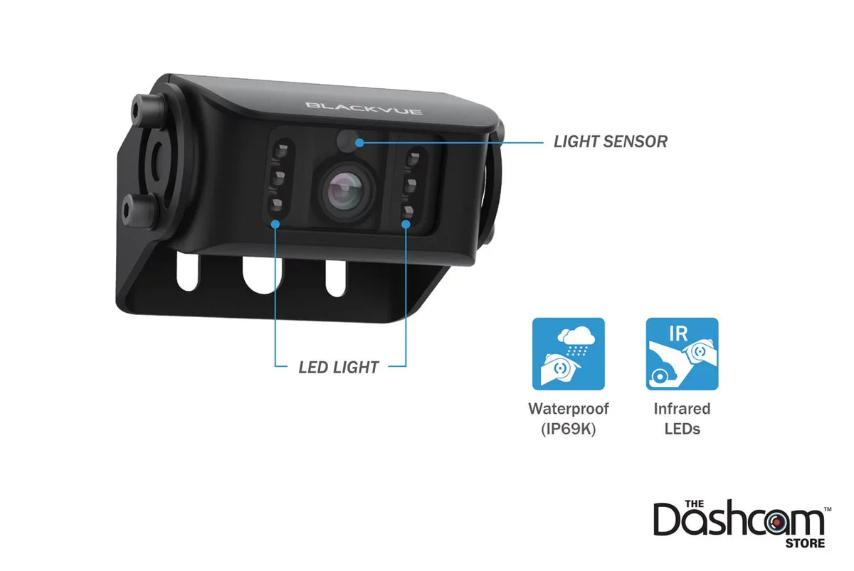 60FPS 128GB GPS Exterior Cam & DR770X-2CH-TRUCK Front BlackVue + Cloud-Ready Dash WiFi With | Waterproof 1080p Card