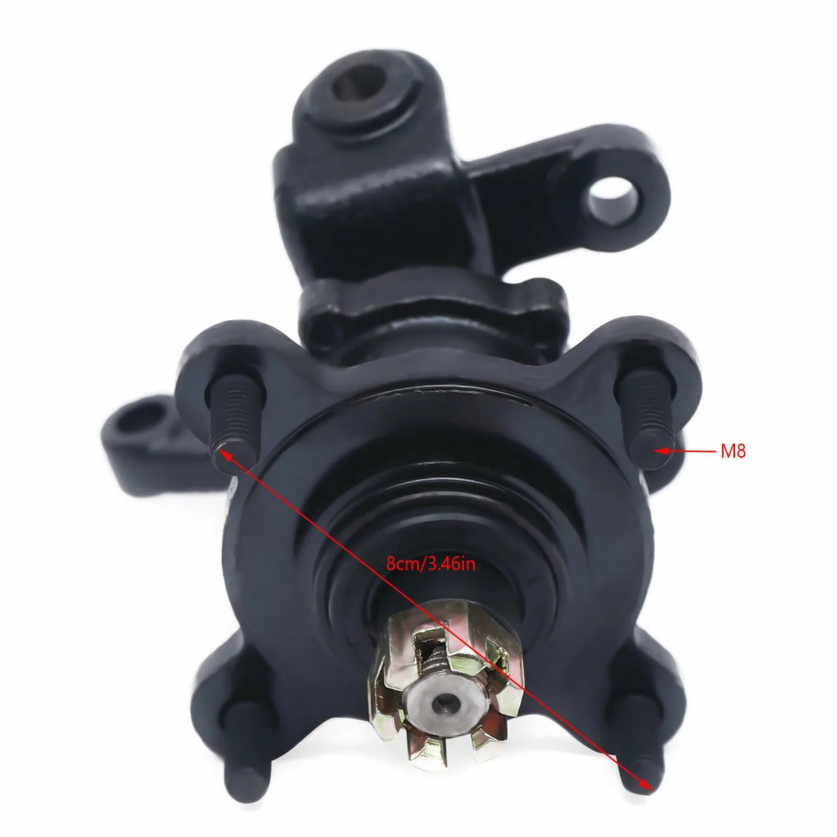 Bike ATV ATV/Go Swingarm Kart Upper/Lower Quad Knuckle A-Arm Steering Spindle Front Go Suspension Kit Upper&Lower For Buggy Swingarm Assembly Suspension Arm Kart For Swing Upper/Lower Arm