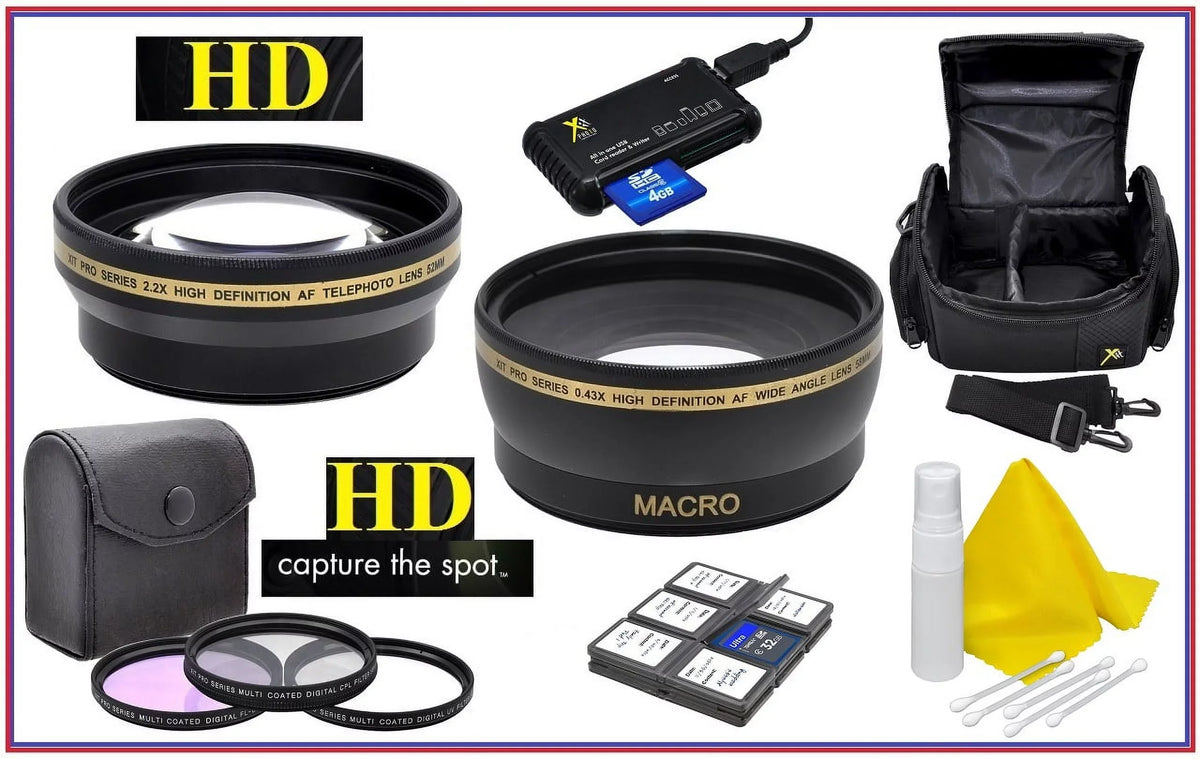 (49mm Saving Package Accessory M200 Compatible) for Canon Super Definition EOS Hi