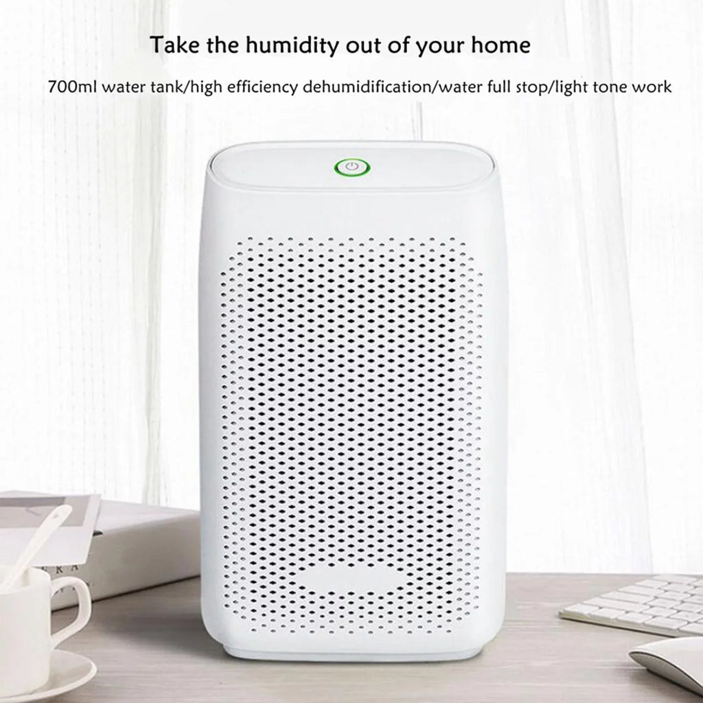 USB Efficient Moisture With Basement Wardrobe For For Quiet Technology Semiconductor Damp , Air, Small Dehumidifier 700ml Energy Closet