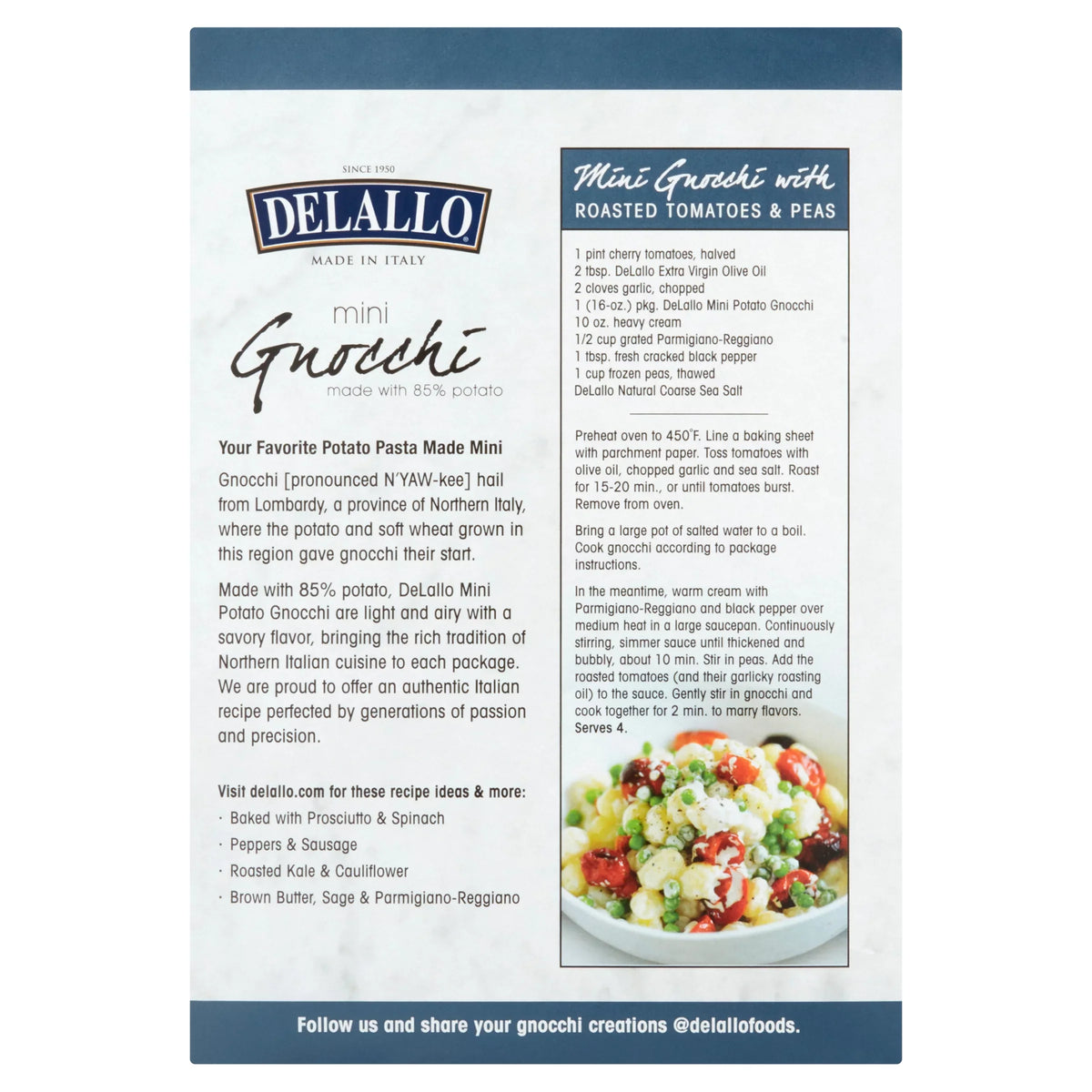 16 Potato Gnocchi, Mini DeLallo oz