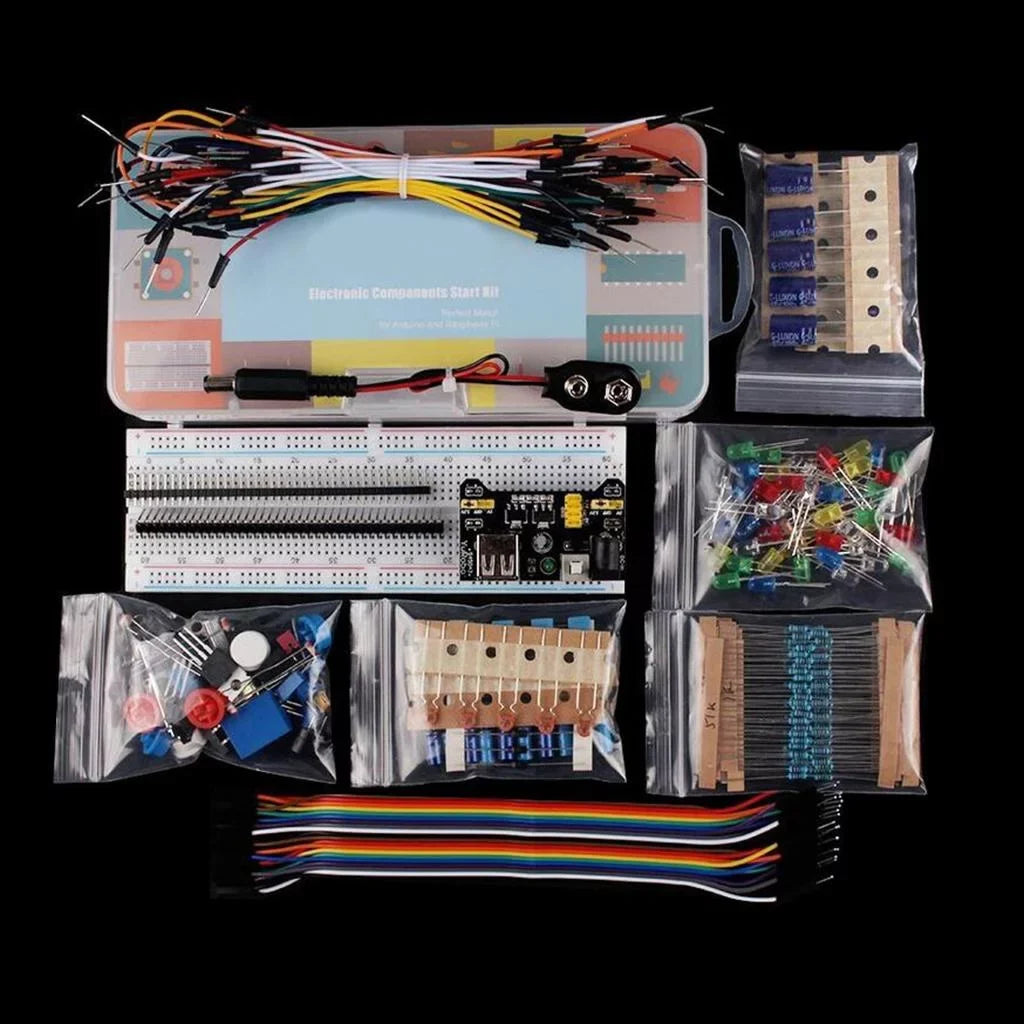 for Starter Basic wires,Resistors, Breadboard,