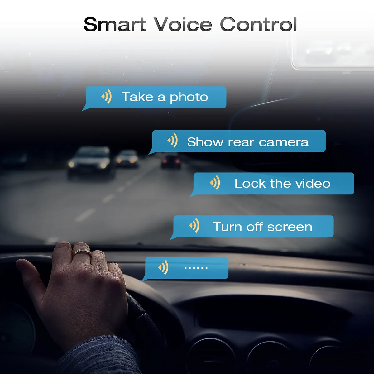 TOGUARD Mirror GPS 12" Monitoring, Rear Dash Touch Parking Cam, Camera, View Assist, Screen Rear Front 4K+1080P and Parking