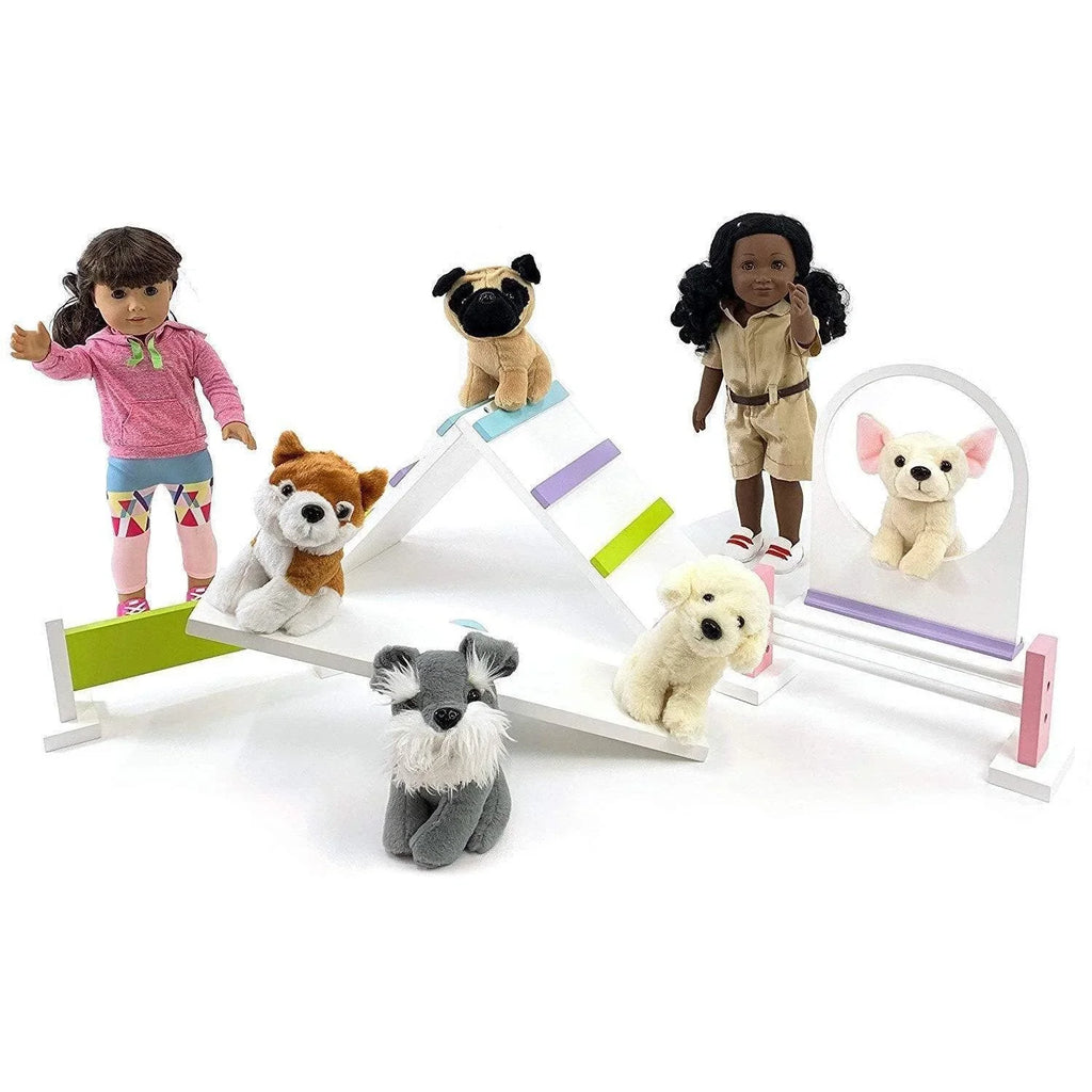Doll by with Playtime Accessories Furniture Training Dog Eimmie Inch Set 18