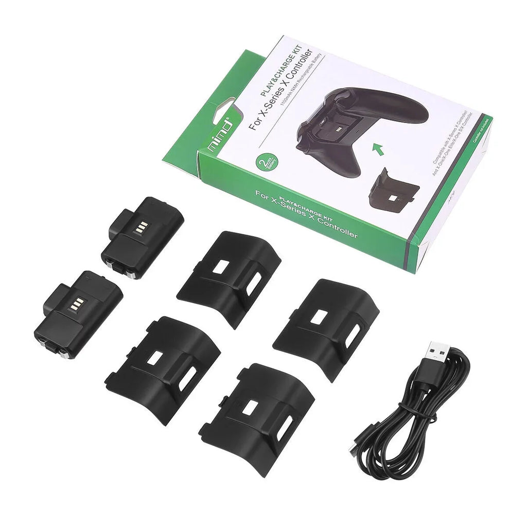 X/S XBox For One Series Pack Rechargeable Covers with Battery X/S 8pcs Battery Controller 4x