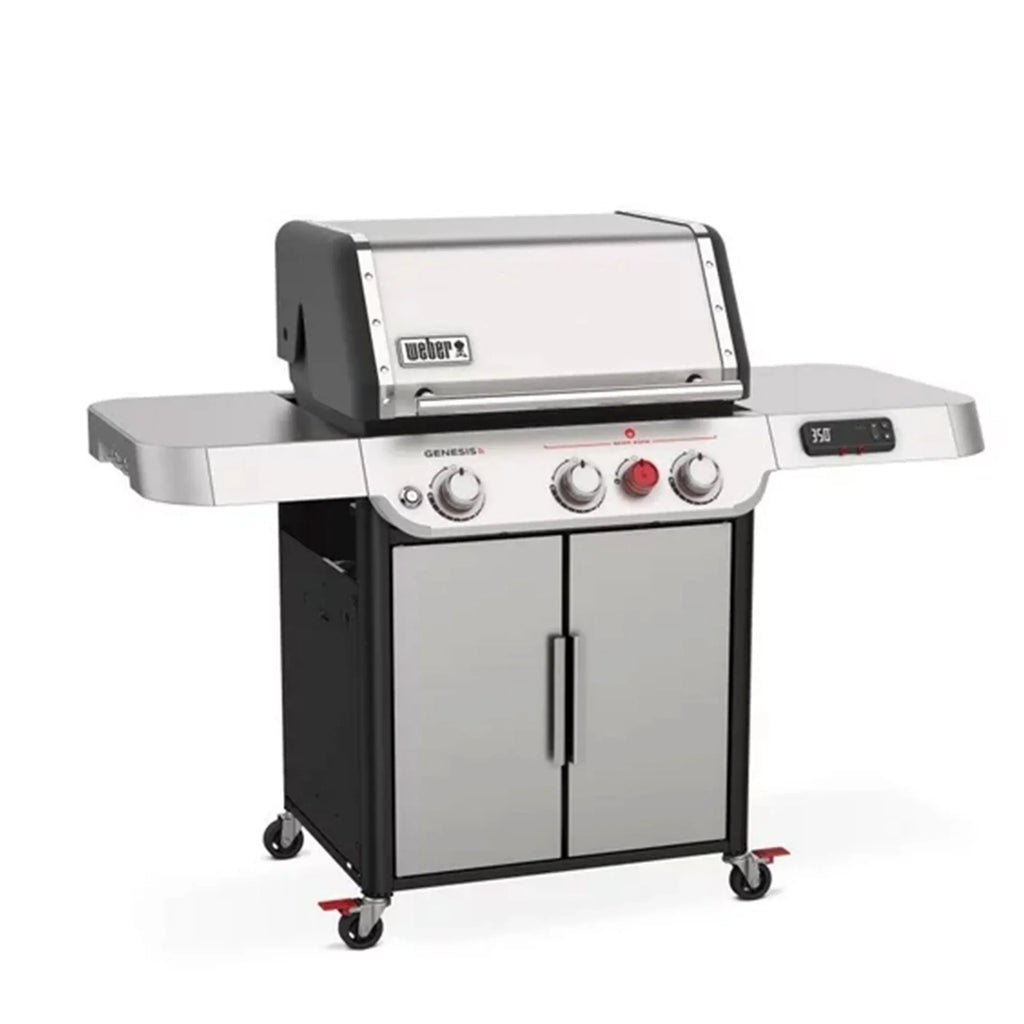 SX-325s with Stainless Propane Steel Smart in 3-Burner Connect Smart Technology Grill Grilling Weber Genesis Gas