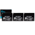 2012 400CC Yamaha UB-YT4B-BS 3-Pack Battery for 12V, Factory SR400 Activated, Free, Battery Maintenance Replacement 2.3Ah, (FI) Motorcycle UpStart -