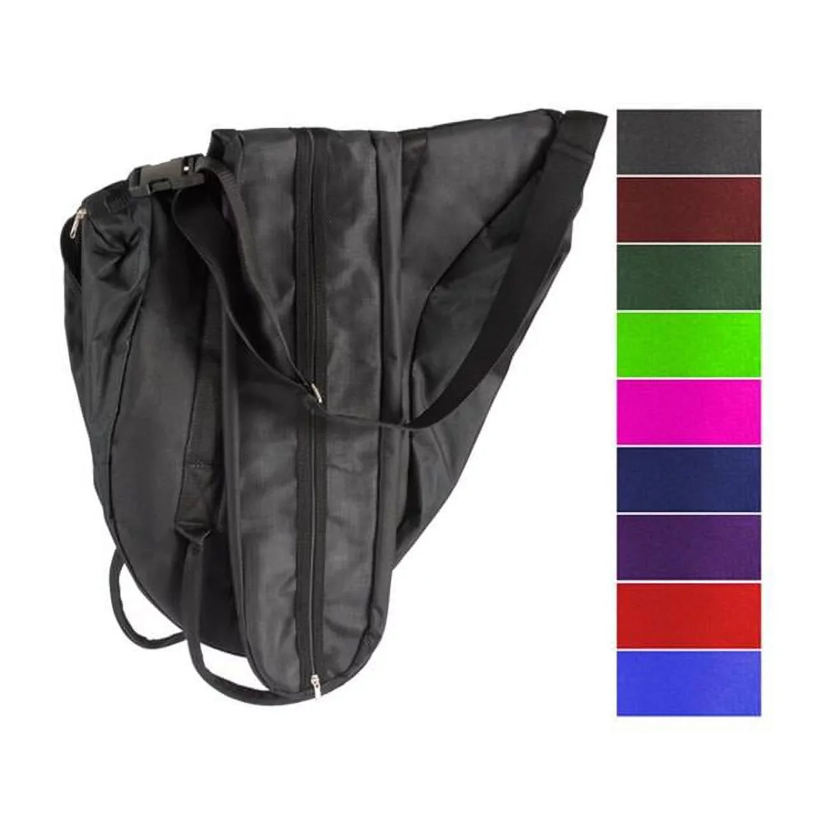 Navy English Bag, Saddle
