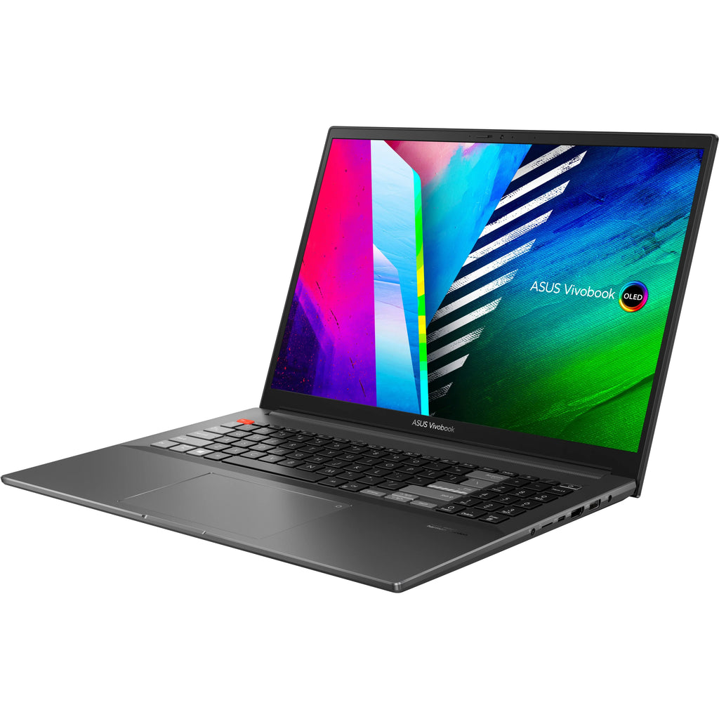 M7600, RTX GeForce 11 Pro 3050 1TB WQXGA+, 16\" NVIDIA Gray, RAM, 5800H, Ryzen 16X 16GB Windows Black/Earl Vivobook SSD, Home, M7600QE-DB74 7 Asus AMD Ti,