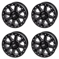 4.0 4/137 (4 Wheel Milled/black 15X7 Hd10 Defender For Xt Pack) 2020-2023 Beadlock Can-Am Uinta 3.0 + Tusk Pro