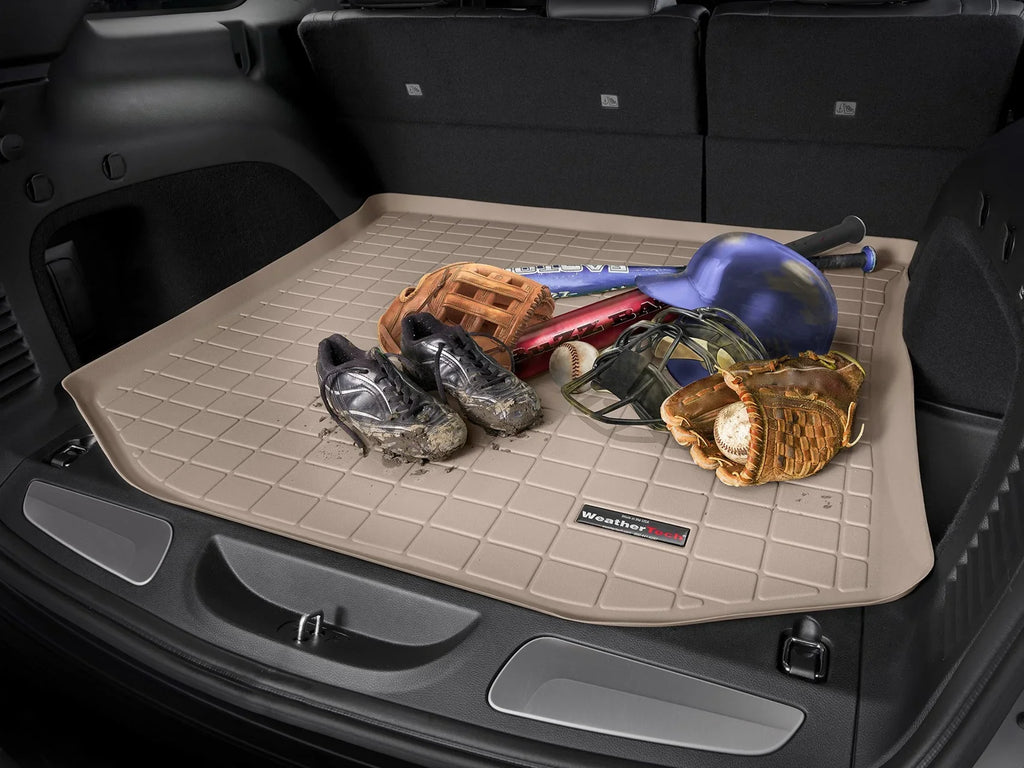 compatible 2nd Cargo Escape, Liner Behind Grey Seating, - with MKC WeatherTech Trunk Row