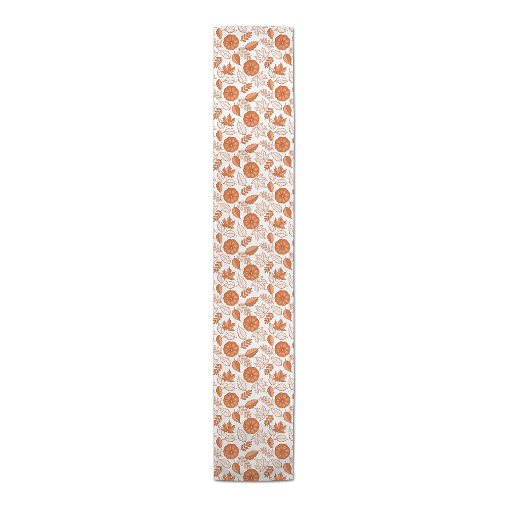 Creative Twill Poly Foliage Products 16x72 Fall Orange Runner Table