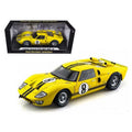 MK Model Diecast No.8 1-18 Car 1966 2 GT-40 Yellow