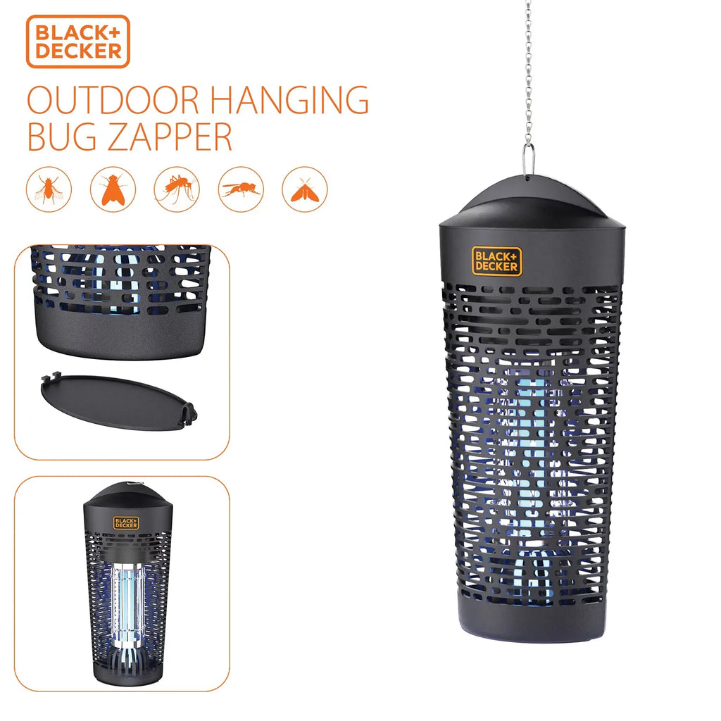 Hanging BDPC958 Outdoor Zapper (1/2 BLACK+DECKER Bug Acre)