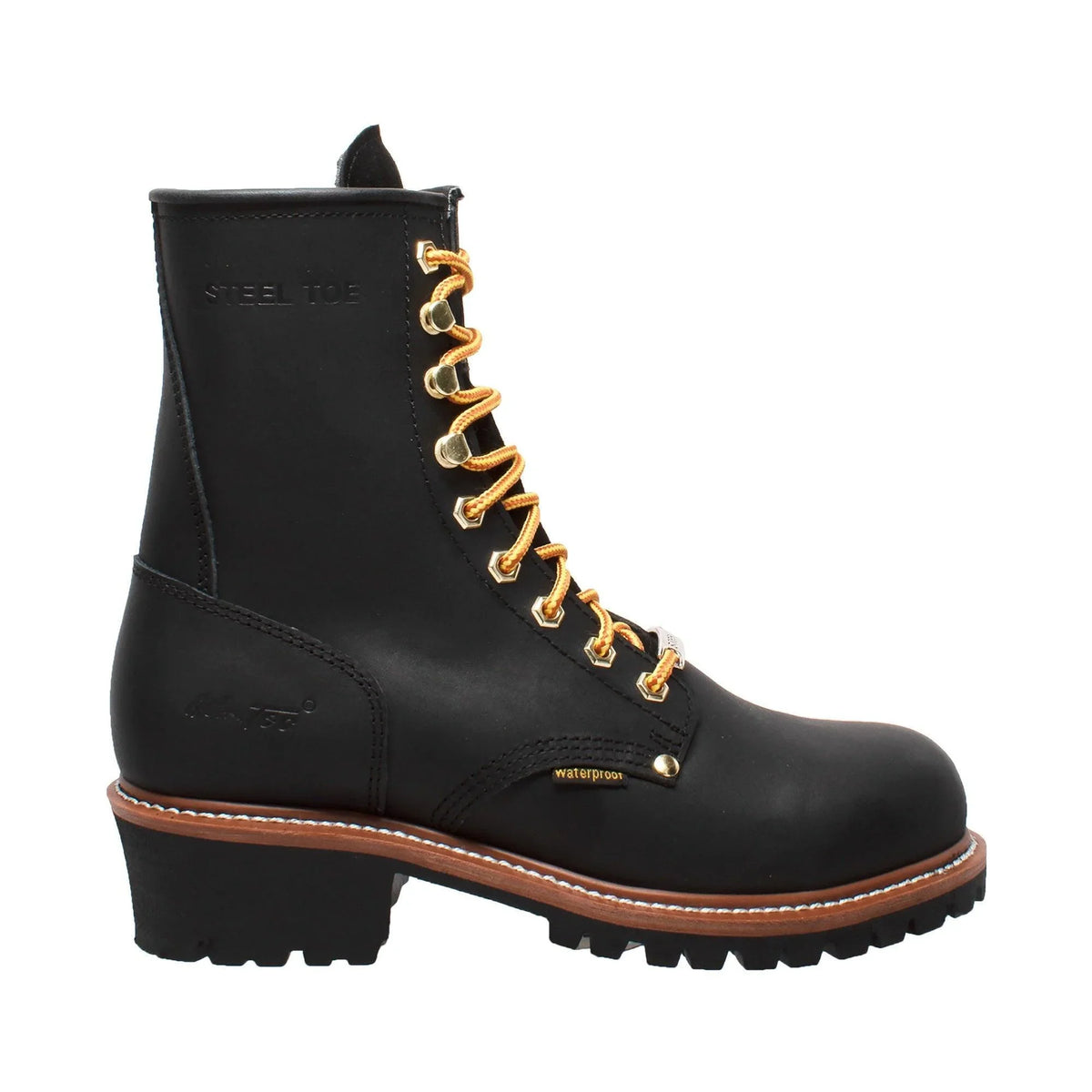 Waterproof Men's Work AdTec Boots 9" 1439WP Logger