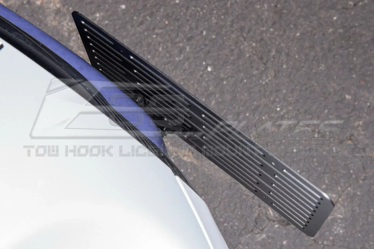 Store Tow Bumper Extreme Mini | Plate Mount Bracket Hook 2 Replacement Online Front EOS Version Relocator Cooper License Tow-119-V2 2014-Present for Plate