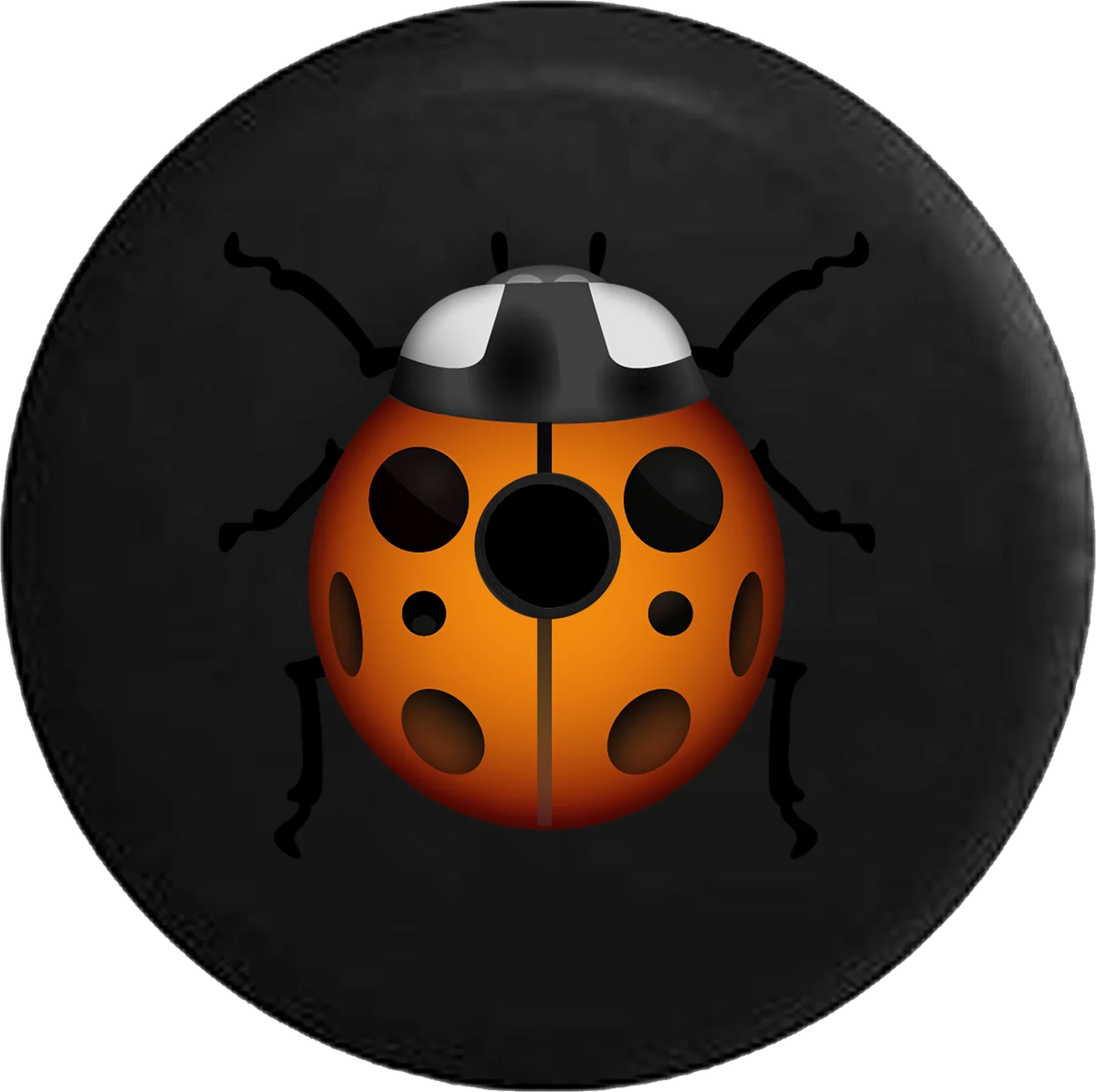 Emoji Text Backup Ladybug 2019 Camera Tire JL Spare RV for Wrangler 2018 33 Cover Inch Jeep