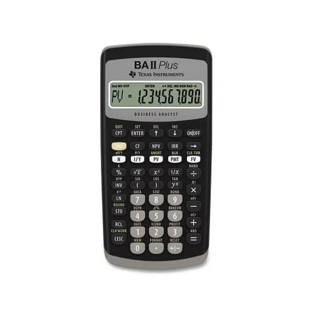 BAIIPlus 10-Digit Calculator Financial LCD