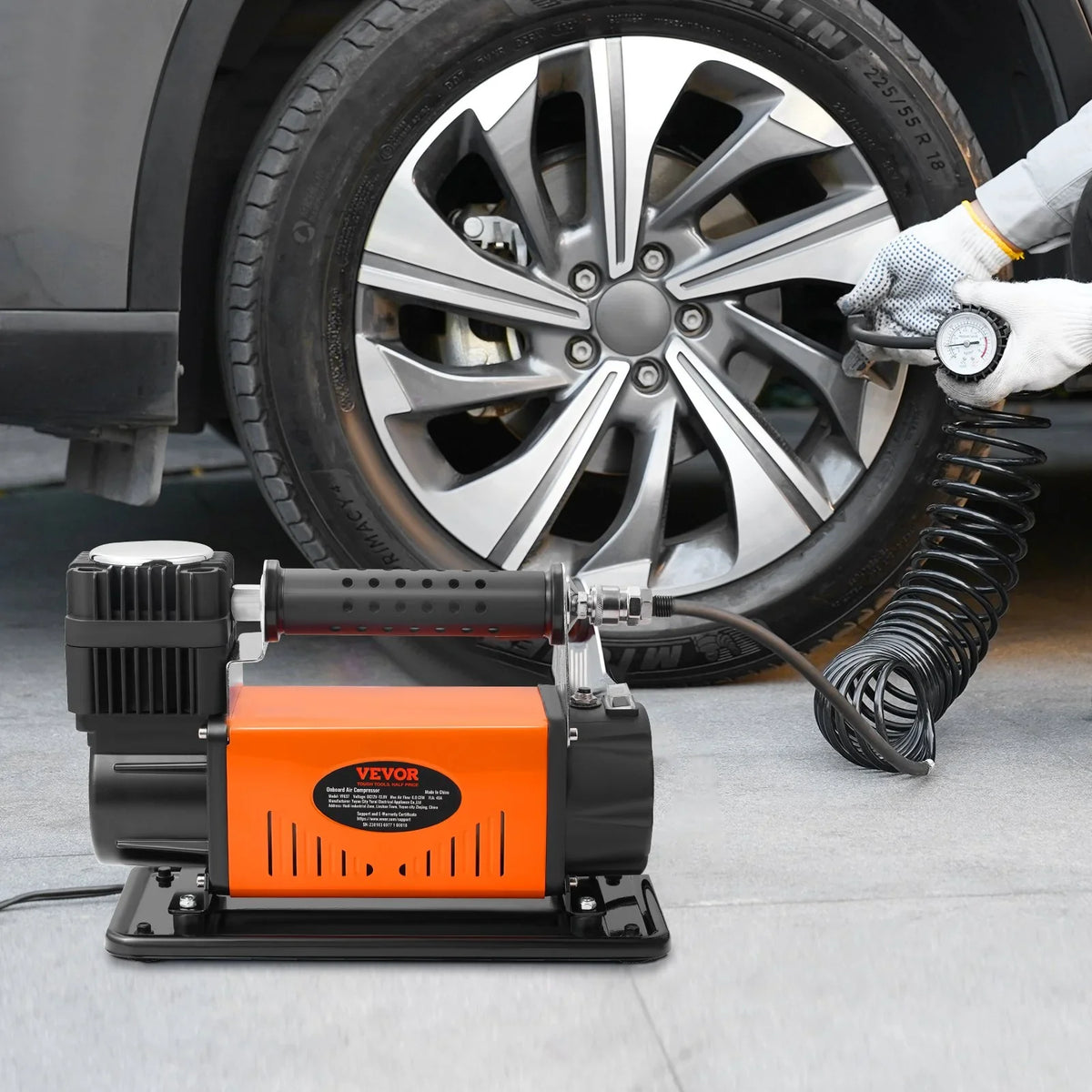 150PSI 12V 6CFM VEVOR Universal, Air High On-Board Compressor, Performance