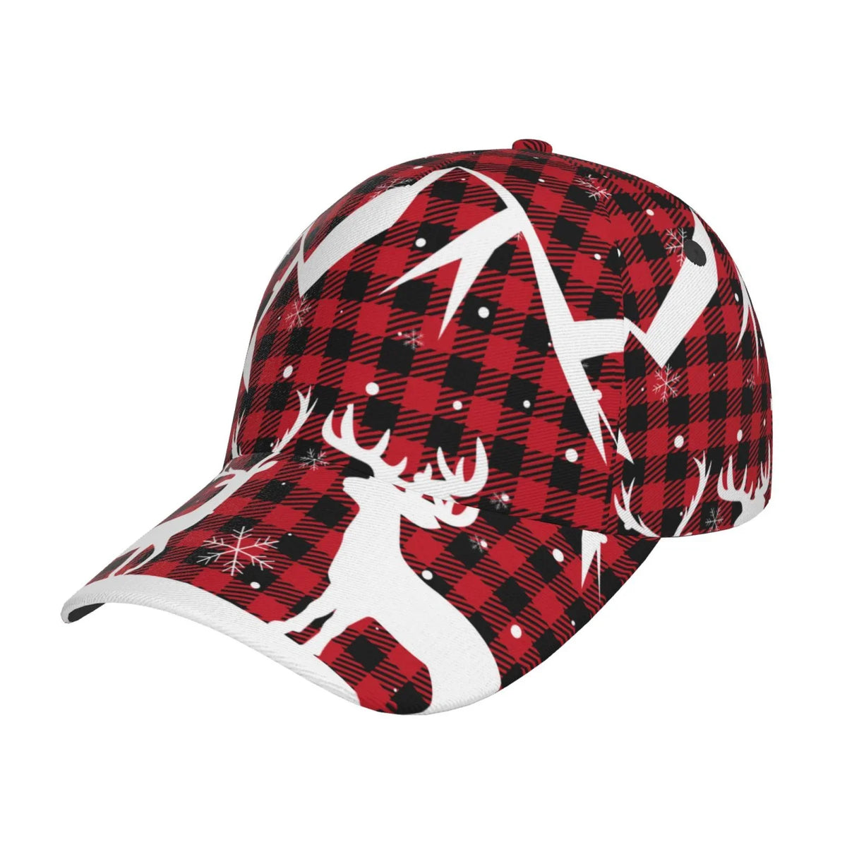 Hat(Christmas Plaid) Cap Running All Baseball Workouts and for Outdoor Dad Seasons Size Activities Buffalo Adjustable Balery