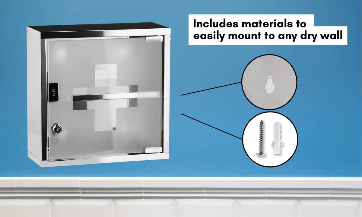 Lockable Cabinet Medicine Toughty