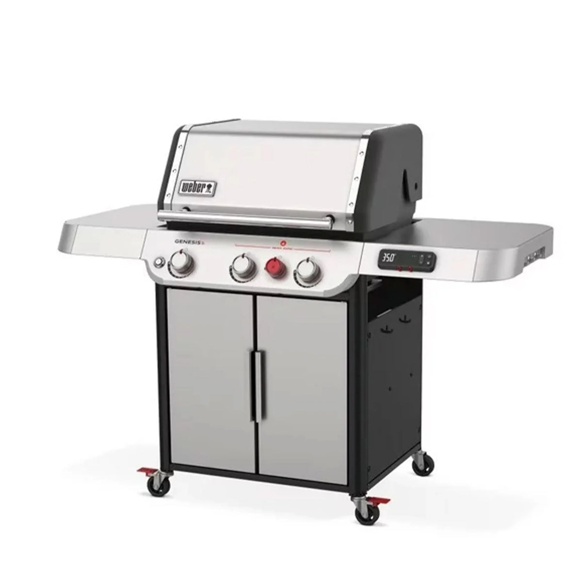 SX-325s with Stainless Propane Steel Smart in 3-Burner Connect Smart Technology Grill Grilling Weber Genesis Gas