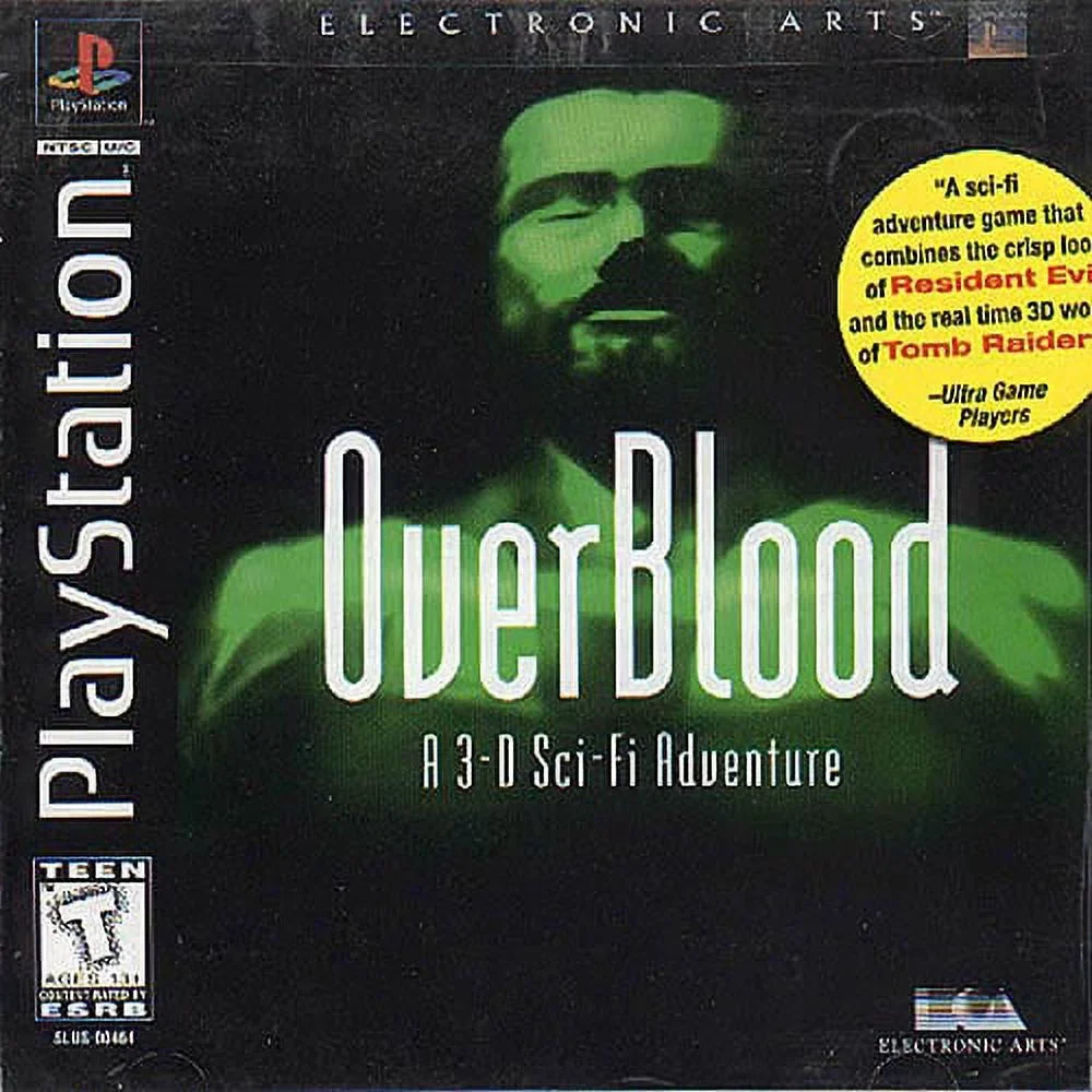 Restored 1996) OverBlood Horror 1, (Refurbished) Game PS1 (Playstation
