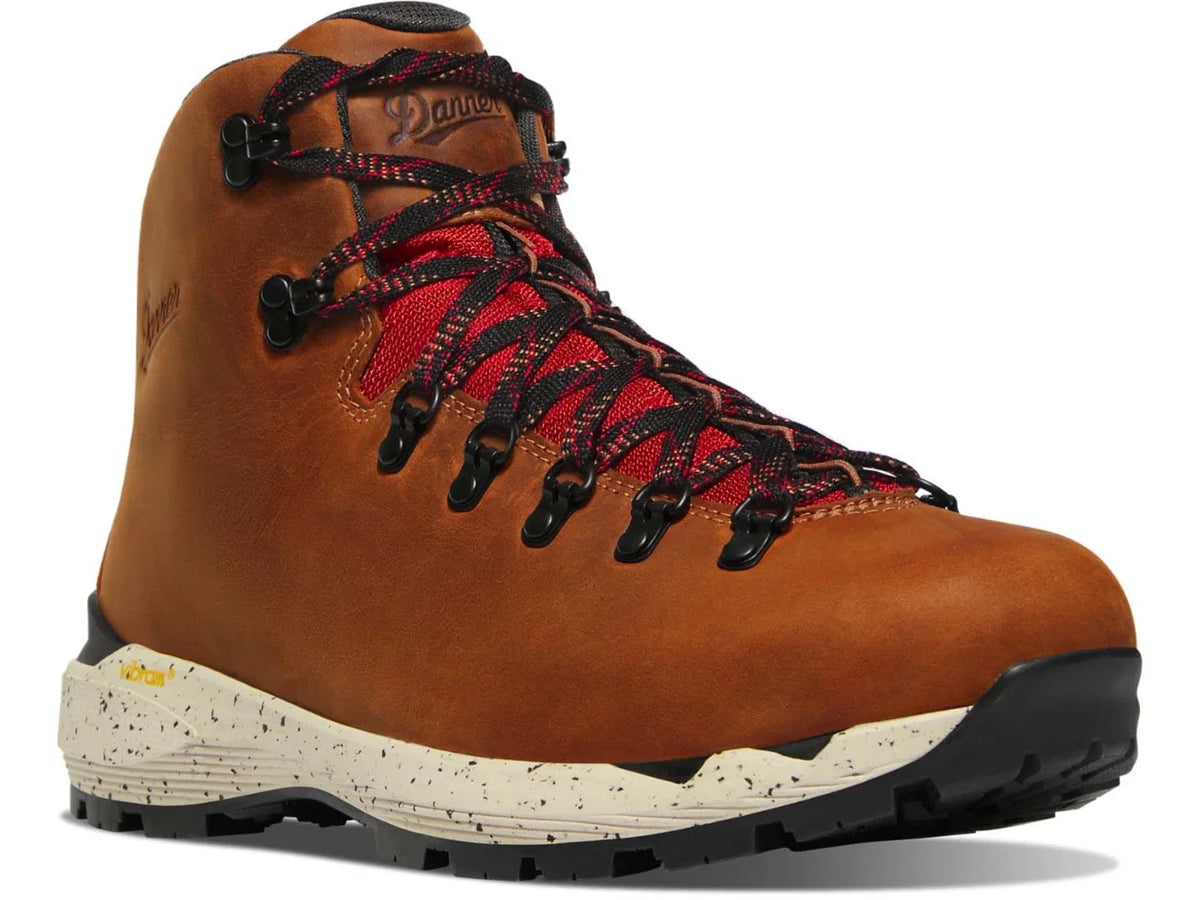 Danner - Boots 4.5in 600 GTX 9.5D, Mountain Mocha 62 Brown/Rhodo Men's, Evo Red,
