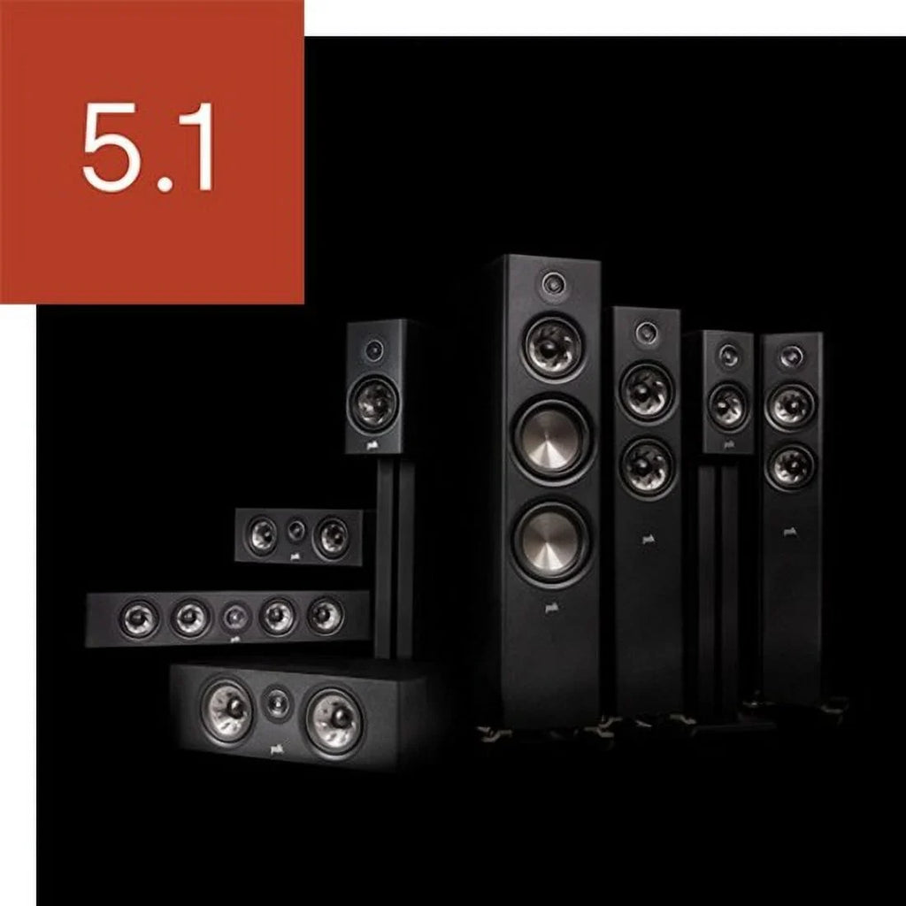 Black Speaker, W Reserve 200 RMS, R300 2-way Polk