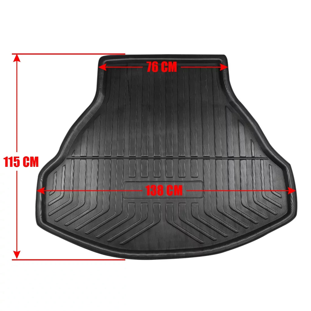 Floor Honda 08-12 Liner Accord for Black Rear Boot Unique 8 Bargains Cargo Trunk Tray Cover Mat