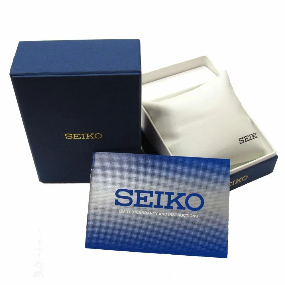 Brushed Women's Silver-Tone #SXDF93 Watch Leather Dial Seiko