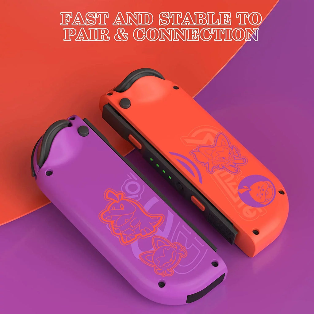 with Control Controllers,Compatible - Switch Switch Dual Nintendo Scarlet Controller,Support Violet Vibration/Wake-up/Motion
