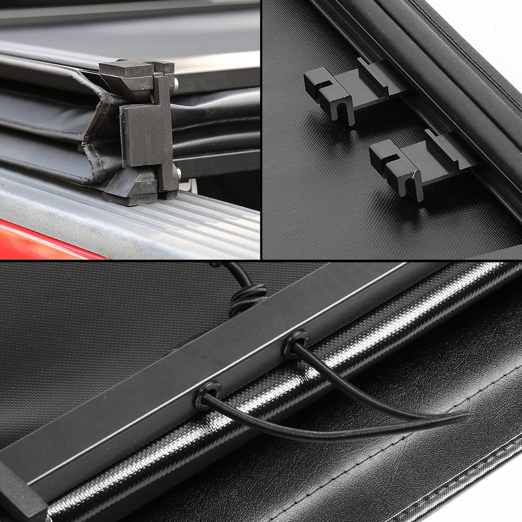 Bed Truck Cover 5.7' Motoring 2021 Fleetside Soft DNA 2009 to Trunk 1500 Tonneau Ram Adjustable -Fold TTC-TRISOFT-018 For Top Tri