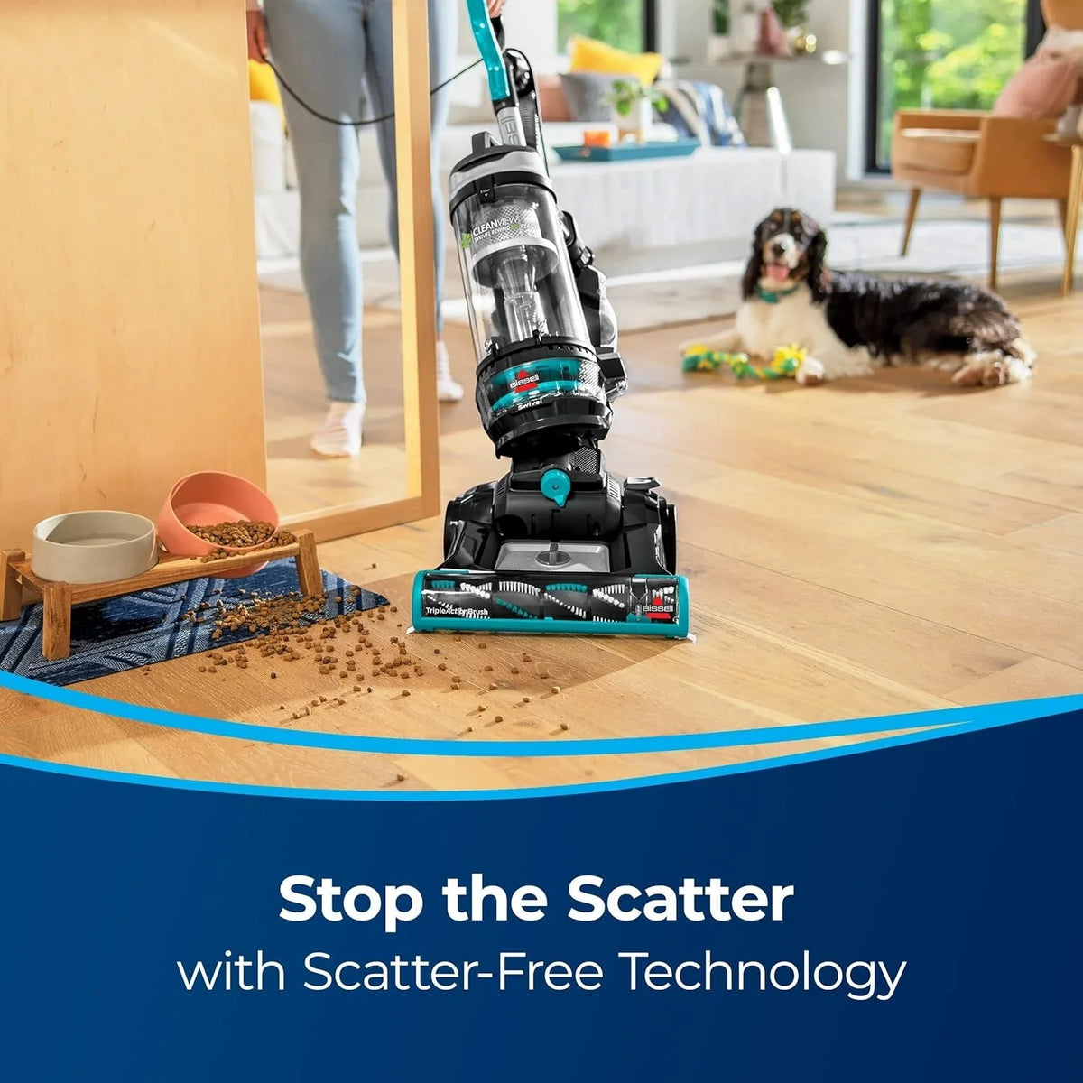 Swivel CleanView Pet Rewind, Automatic Release Vacuum (Color Cord Rewind may Quick and Swivel Wand, Bissell vary),Black Cleaner, Reach 3197A with Steering