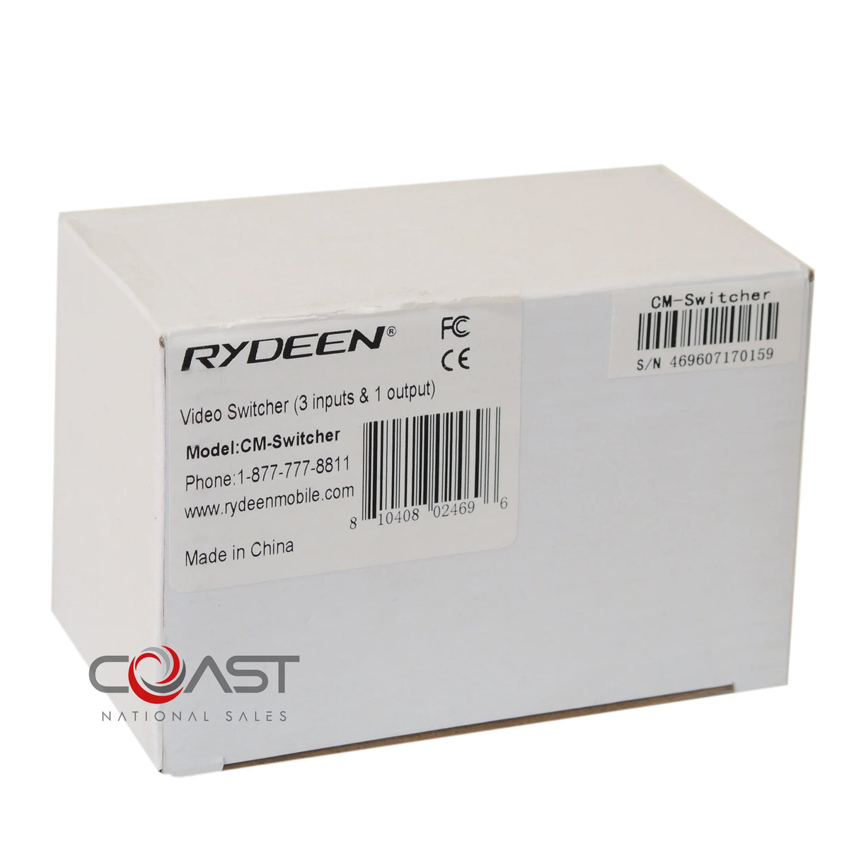Rydeen Switcher Video In-Dash 3 CM-Switcher Unit Multimedia For Inputs/1 Output