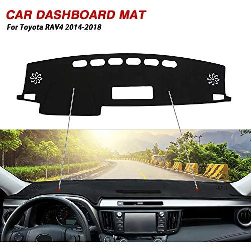 RAV4 Mat Cover Dash Nonslip Cartist Suede Sunshade Mat Protector No for Dashboard Glare 2013-2018 Dash