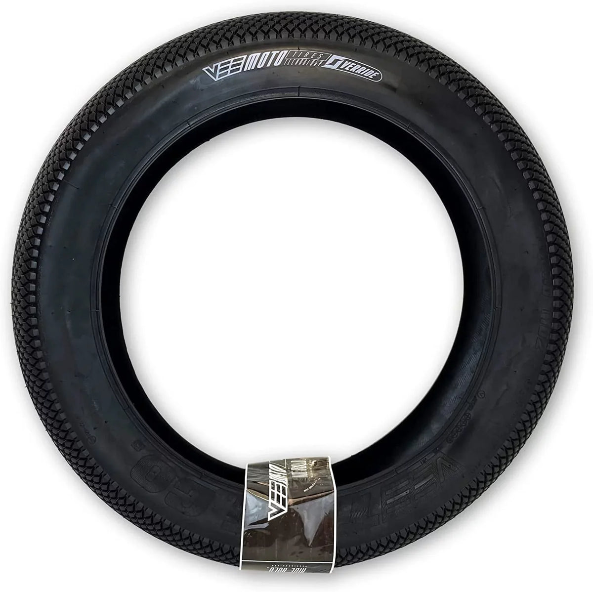 Rubber 20x4.0 Reflective 30 TPI & Black/Black Clincher Vee Speedster Tire Wire