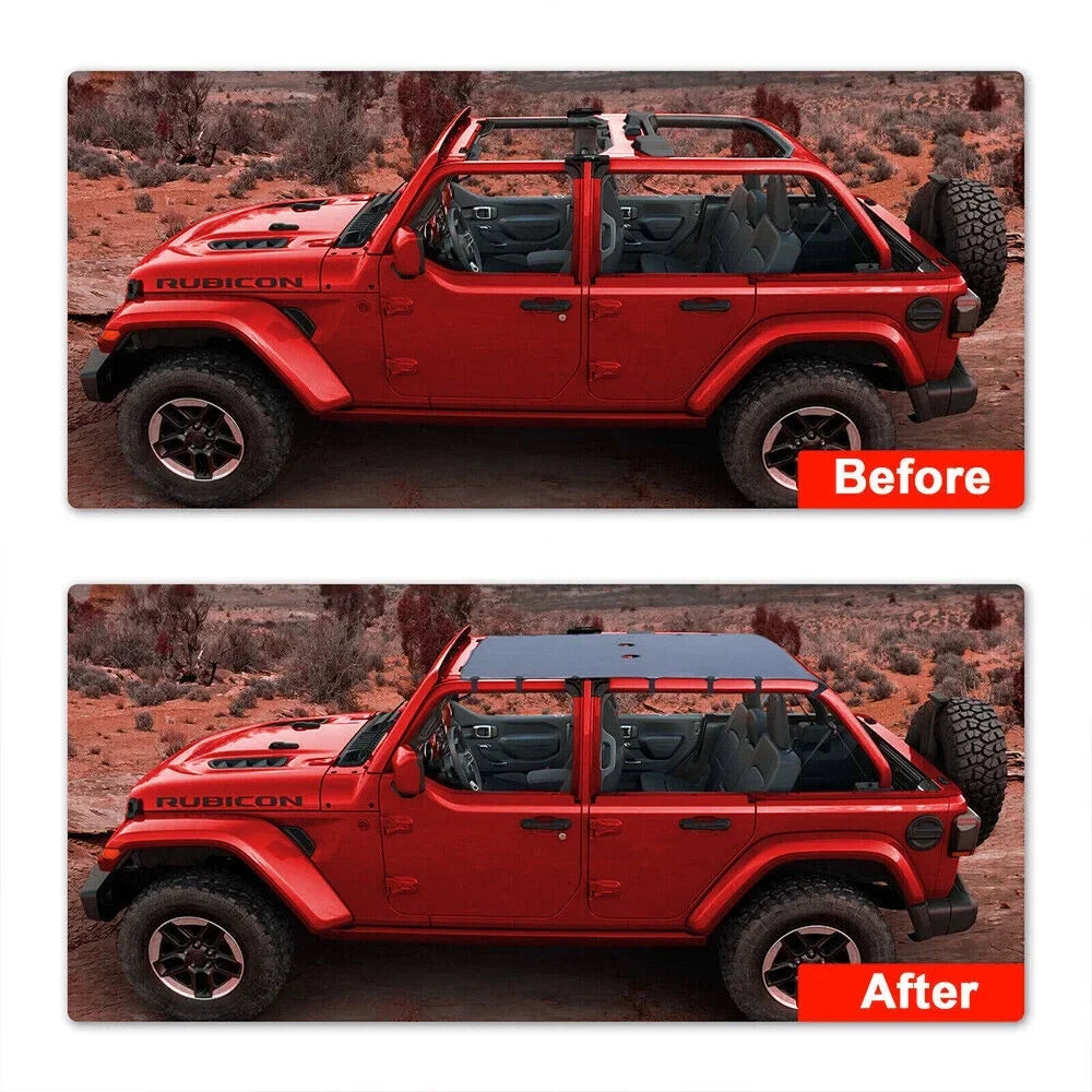 Ultimate JKU Jeep - JK Wrangler Protector NEW Sun for Sunshade Premium Leather 07-18 Protection
